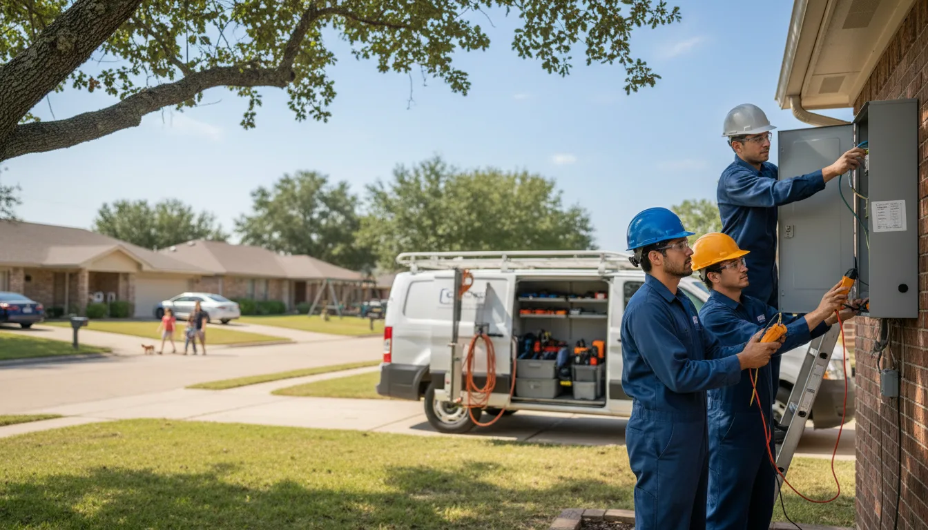Certified electrician providing emergency electrical services in Fleetville, PA